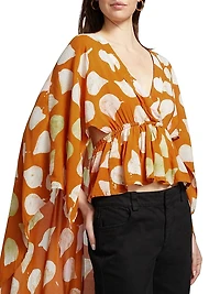 Temidayo Printed Cape Top