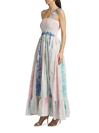Ayoka Dyed Smocked Maxi Dress