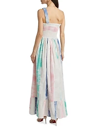 Ayoka Dyed Smocked Maxi Dress