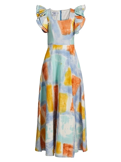 Tokunbo Watercolor Maxi Dress