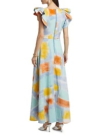 Tokunbo Watercolor Maxi Dress