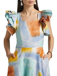 Tokunbo Watercolor Maxi Dress