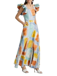 Tokunbo Watercolor Maxi Dress