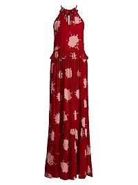 Eriife Splatter-Print Maxi Dress