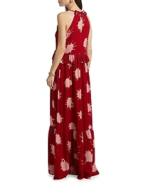 Eriife Splatter-Print Maxi Dress