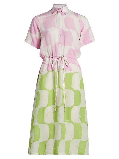 Kilani Printed Midi-Shirtdress