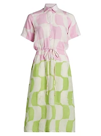 Kilani Printed Midi-Shirtdress