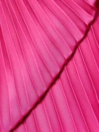 Arora Plissé Satin Sleeveless Gown