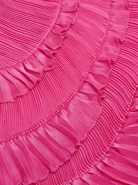 Emilia Cascade Ruffled Minidress