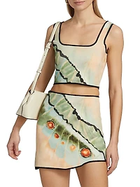 Kenda Butterfly Print Knit Top