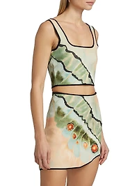 Kenda Butterfly Print Knit Top