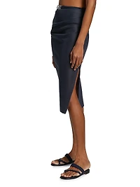 Isobel Draped Pencil Skirt