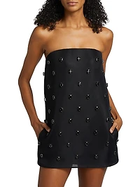 Tilly Beaded Strapless Mindress