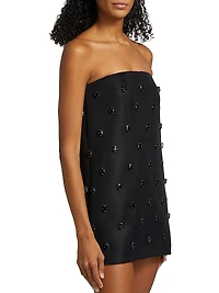 Tilly Beaded Strapless Mindress