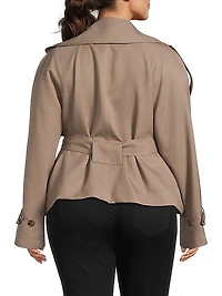Julia Short Wool Trench Coat