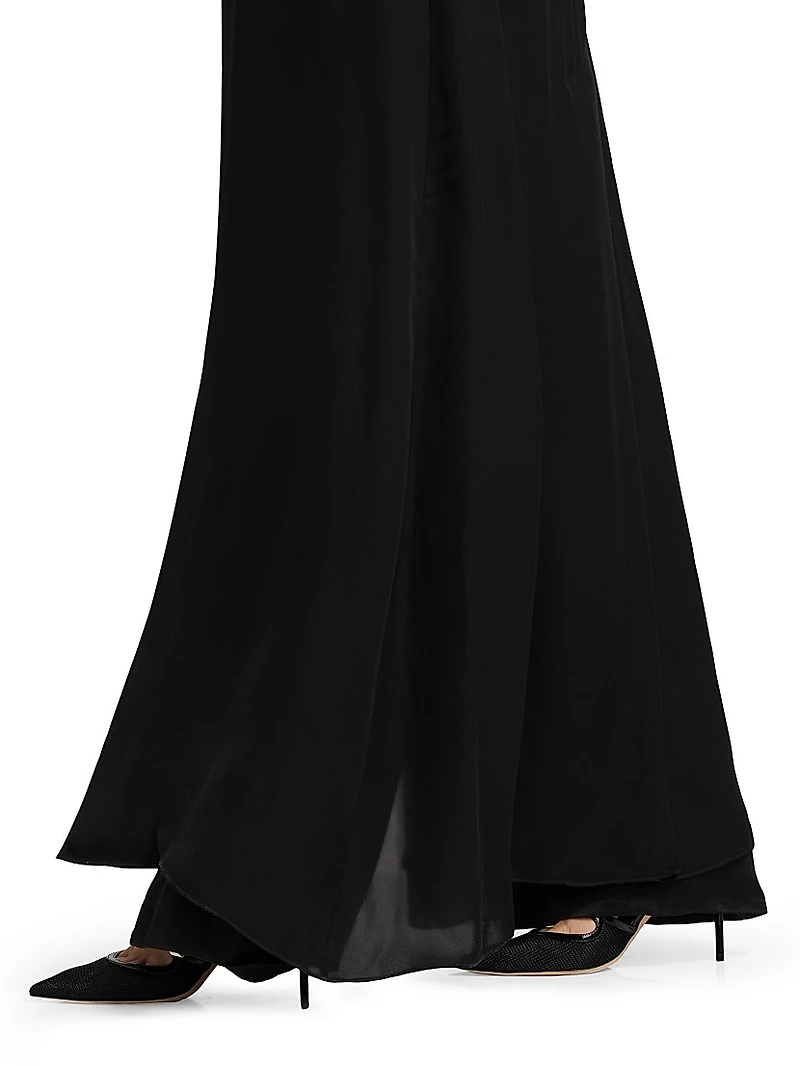 Crêpe Long Blazer