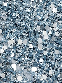 Sequined Net Mesh Cape Top