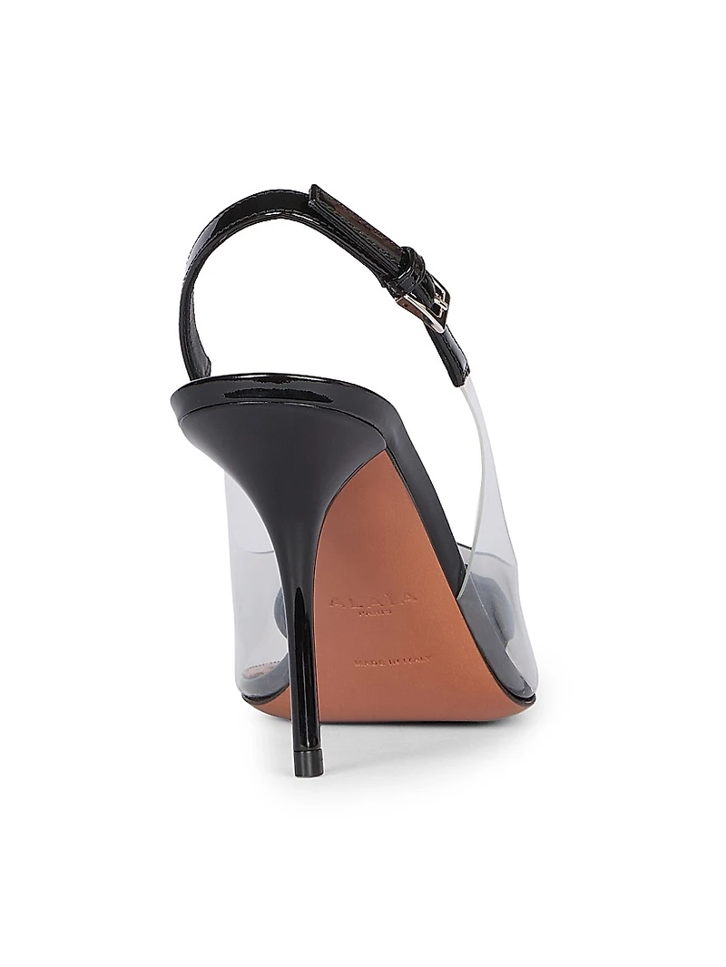 90MM PVC & Patent Leather Pumps