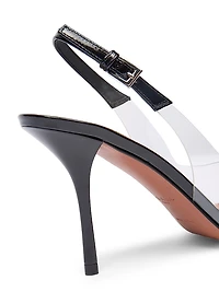90MM PVC & Patent Leather Pumps