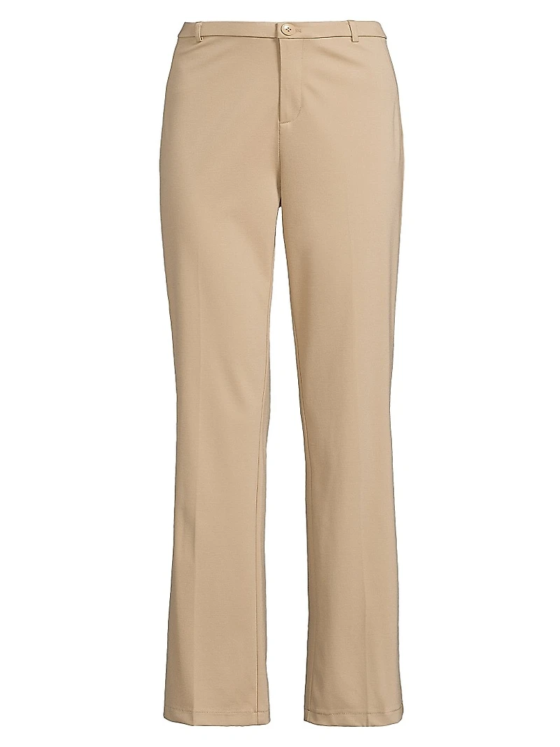 The Isabella Slim-Fit Straight-Leg Pants