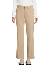 The Isabella Slim-Fit Straight-Leg Pants