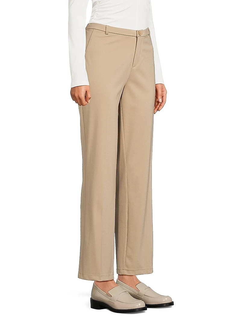 The Isabella Slim-Fit Straight-Leg Pants