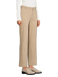 The Isabella Slim-Fit Straight-Leg Pants