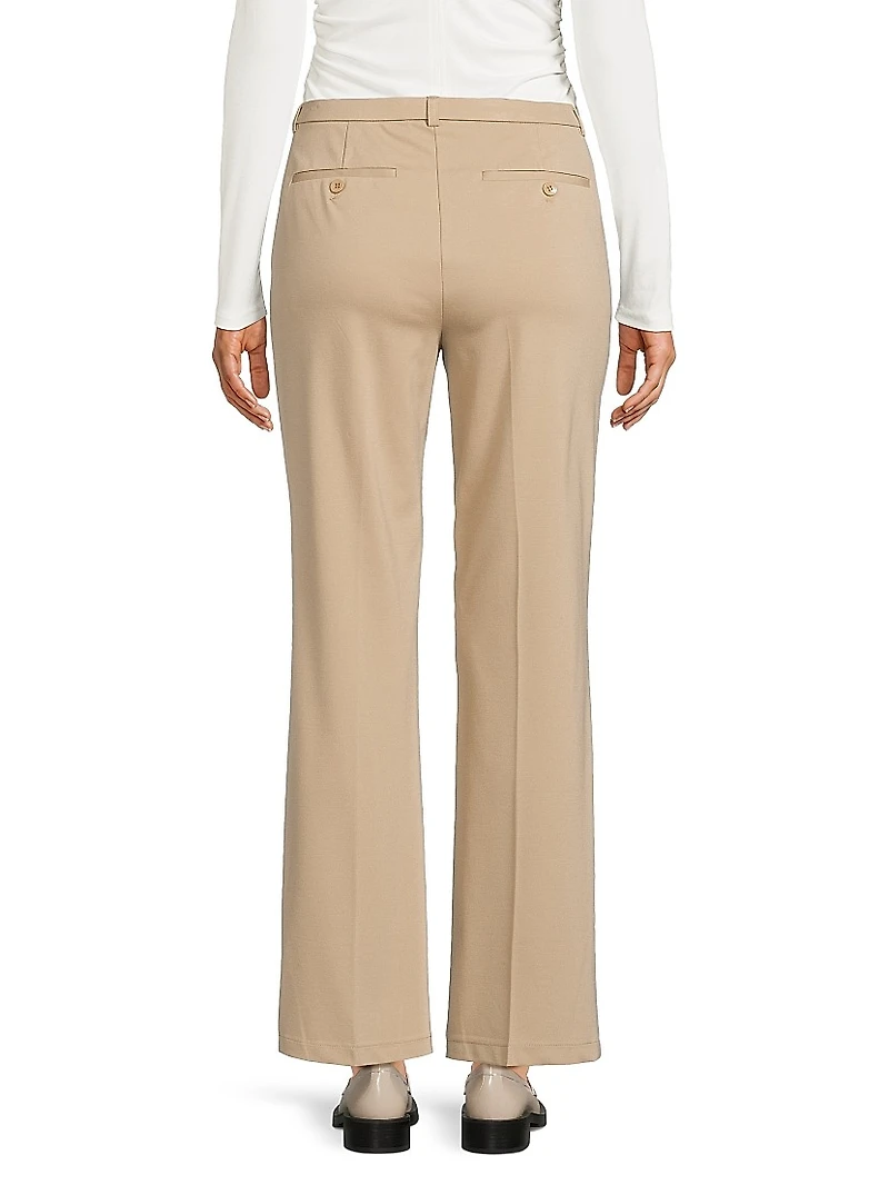 The Isabella Slim-Fit Straight-Leg Pants