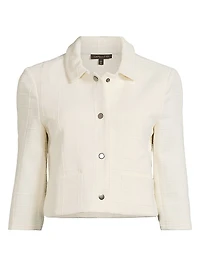 The Cavendish Plaid Crop Jacket