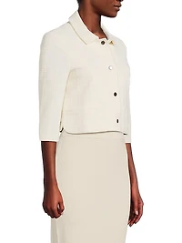 The Cavendish Plaid Crop Jacket