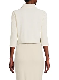 The Cavendish Plaid Crop Jacket