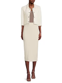 The Cavendish Plaid Crop Jacket