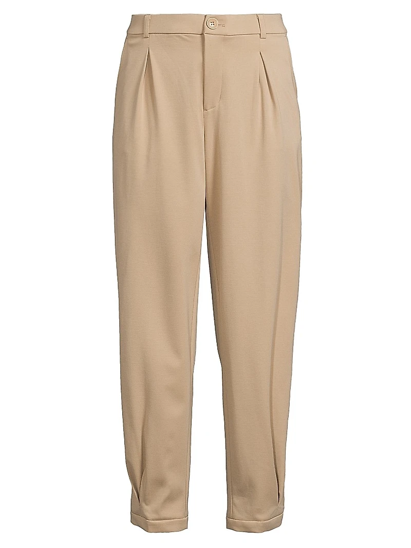 The San Marco Pleat-Front Ankle Pants