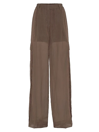 Cotton Organza Explorer Track Pants