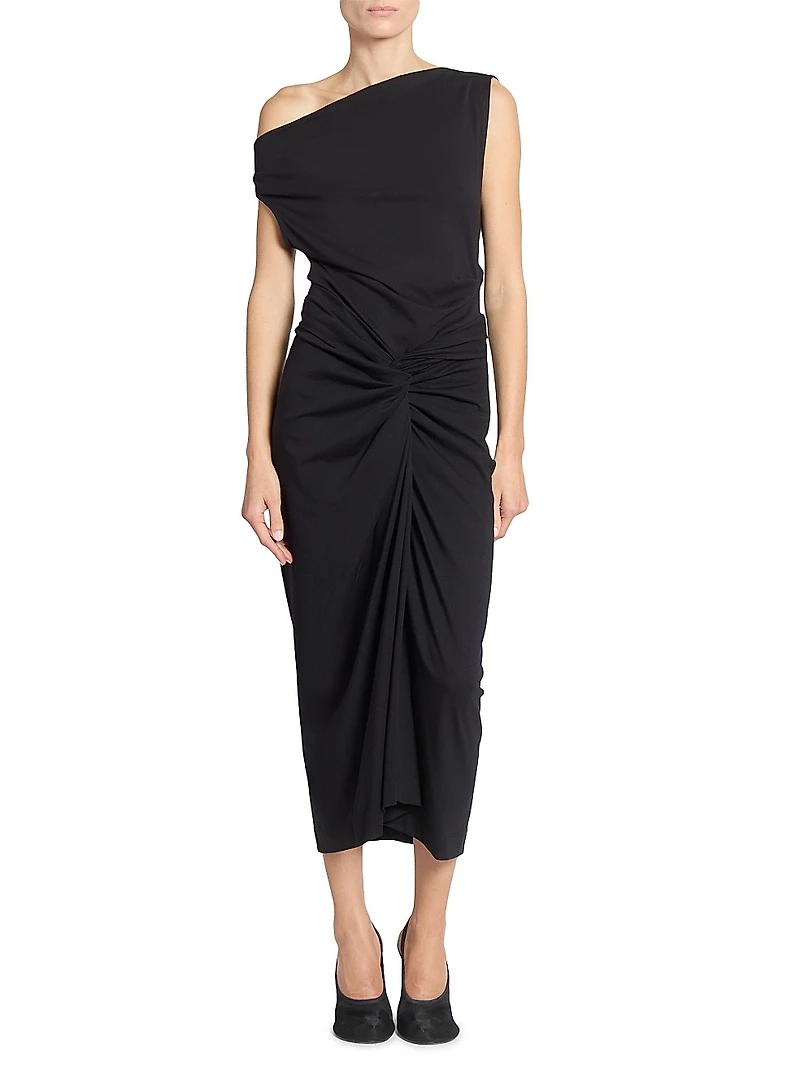 Cotton Asymmetric Off-The-Shoulder Top