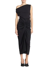 Cotton Asymmetric Off-The-Shoulder Top