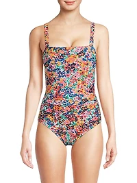 Jori Painted Petals One-Piece Swimsuit