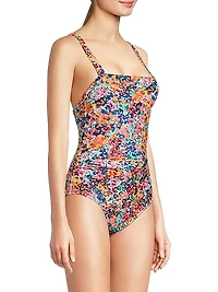Jori Painted Petals One-Piece Swimsuit