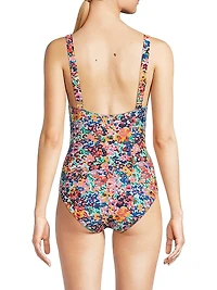 Jori Painted Petals One-Piece Swimsuit