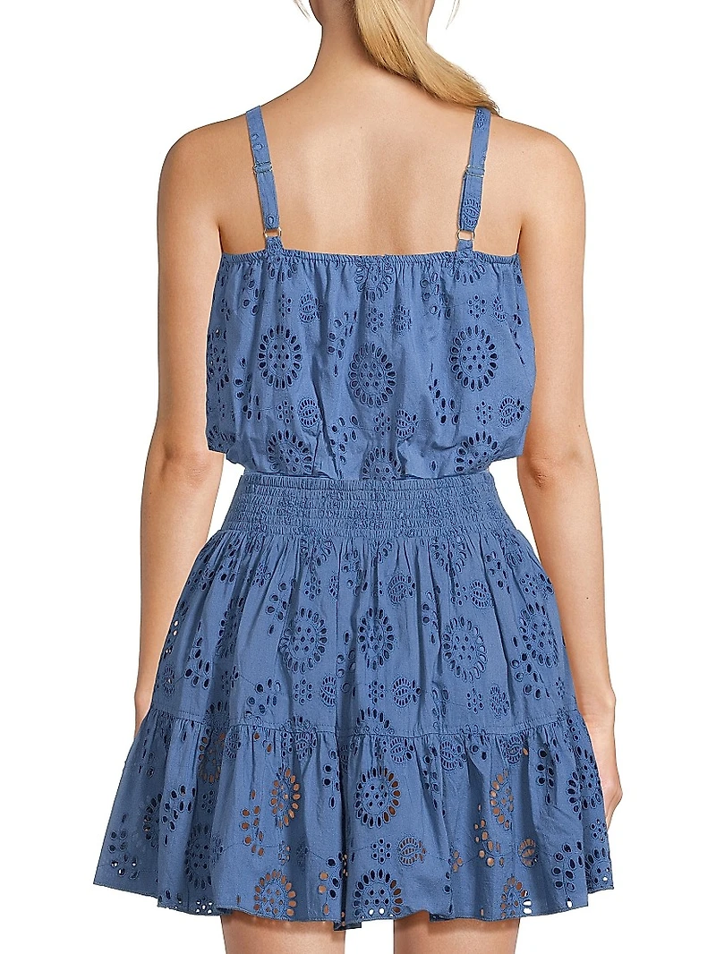 Dani Cotton Eyelet Crop Top