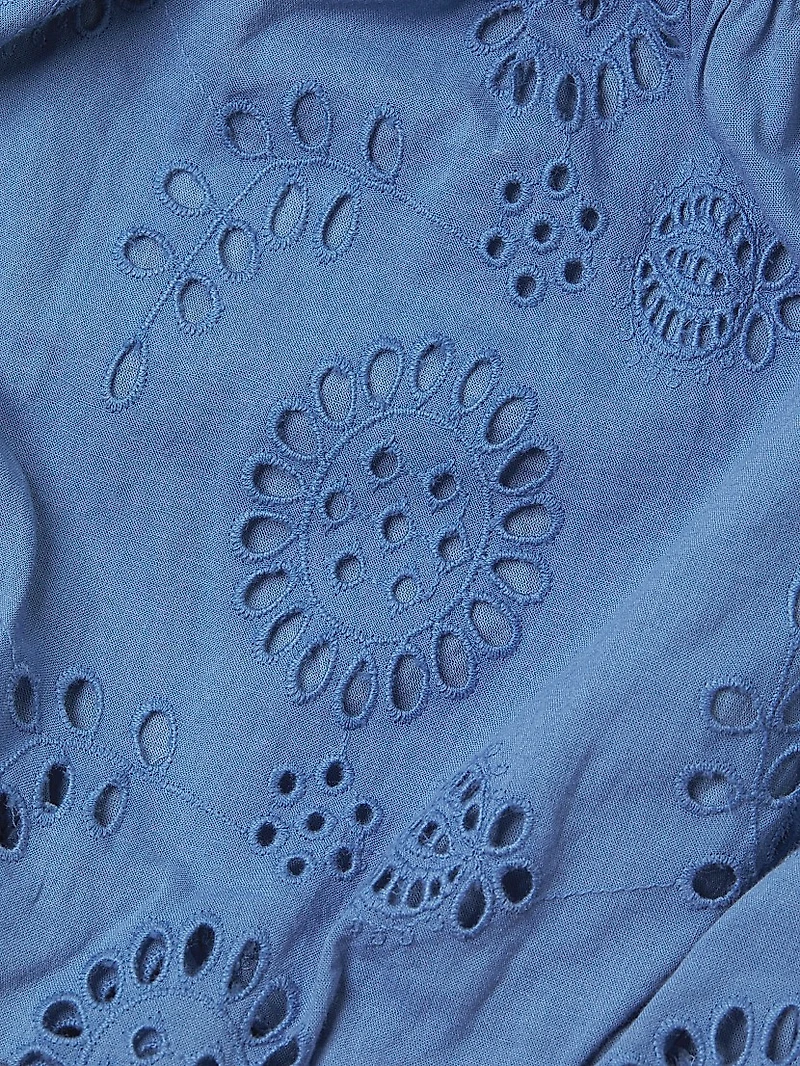 Dani Cotton Eyelet Crop Top