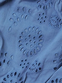 Dani Cotton Eyelet Crop Top