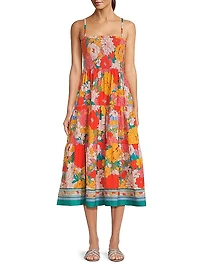 Kristen Zinnia Fields Midi-Dress