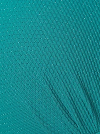 Gina Metallic Piqué Bikini Top