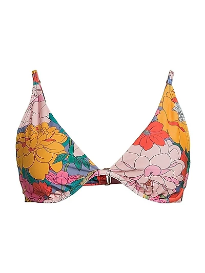 Leah Zinnia Fields Bikini Top