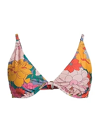 Leah Zinnia Fields Bikini Top