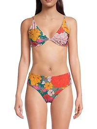 Leah Zinnia Fields Bikini Top