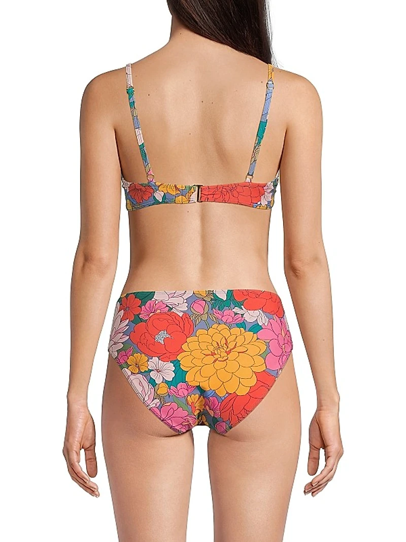 Leah Zinnia Fields Bikini Top