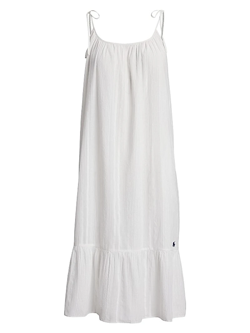 Nightgown Relaxed Midi-Dress