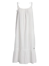 Nightgown Relaxed Midi-Dress